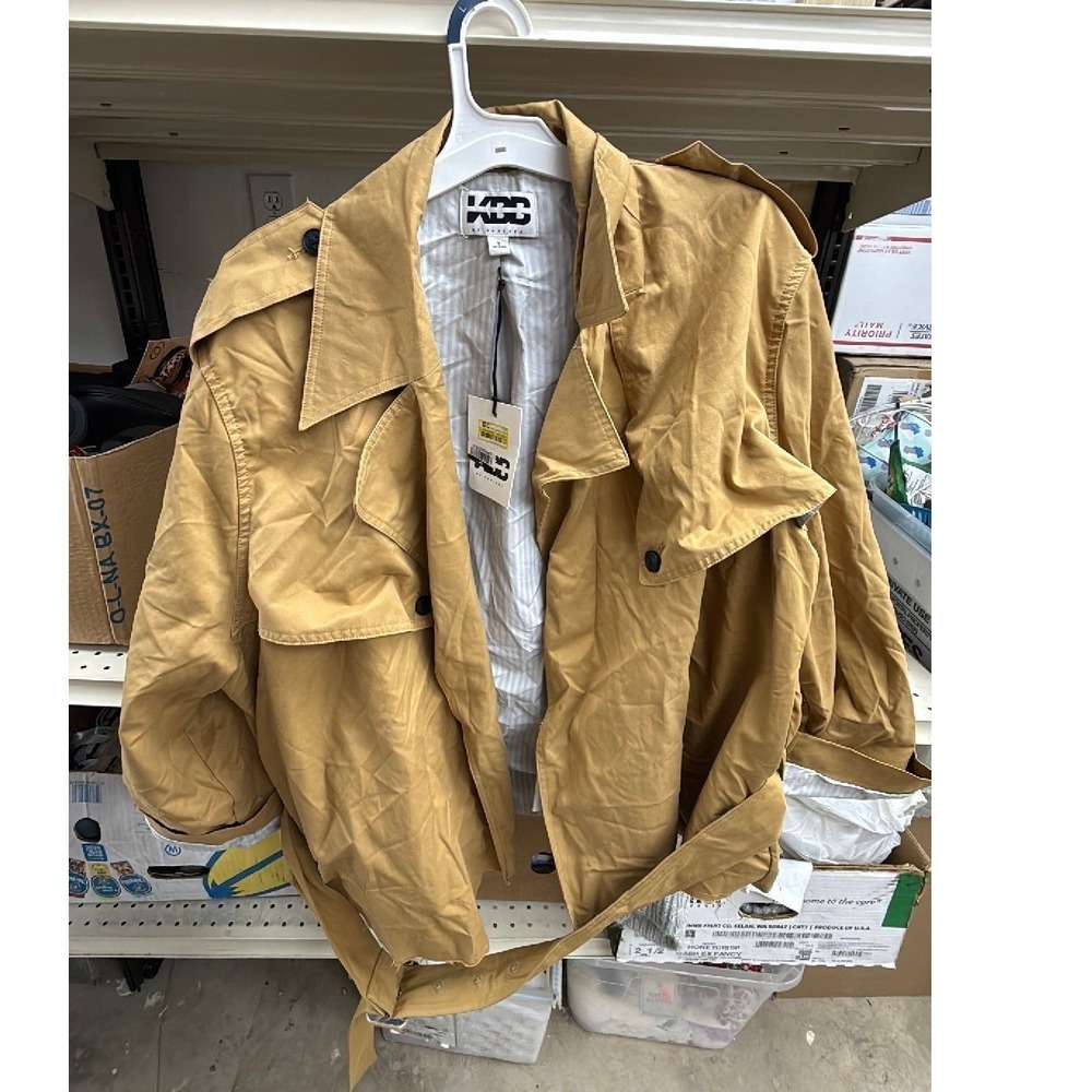 #45 New KBB Women's Tan Jacket with Pockets size XXL